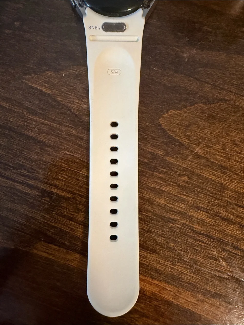 Samsung Galaxy Watch6 in Silver with Cream Band and original charger
